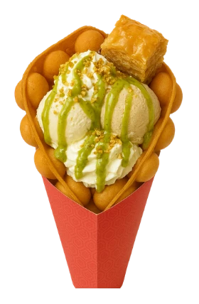 Bubble Waffel Baklava