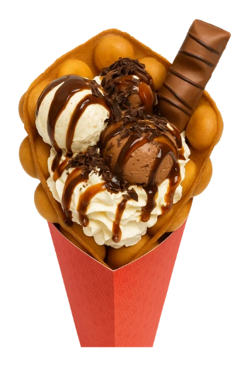 Bubble Waffel Bueno