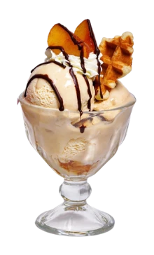 Eisbecher Bratapfel