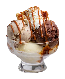 Eisbecher Nussknacker