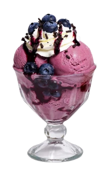 Eisbecher Waldfrucht