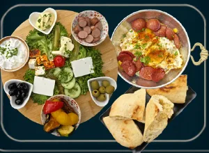 Frühstück Sultan Sucuk und Ei