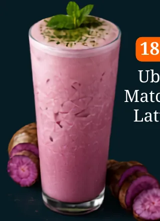 Ube Matcha Latte