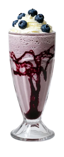 Blaubeer-Milchshake