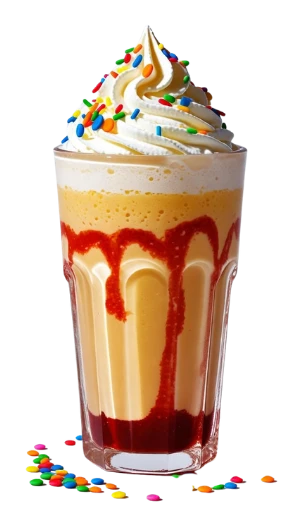 Kunterbunt-Milchshake
